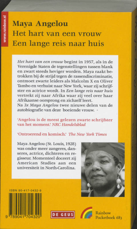 Achterkant van Het hart van een vrouw / Een lange reis naar huis