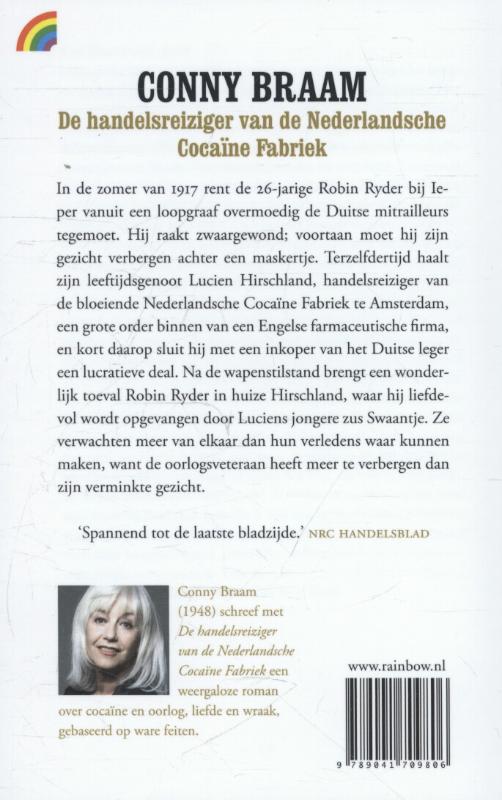 Achterkant van De handelsreiziger van de Nederlandsche Cocaine fabriek