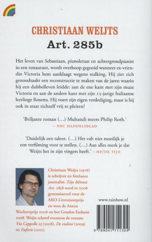 Achterkant van Art. 285b