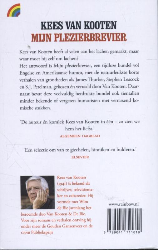Achterkant van Mijn plezierbrevier