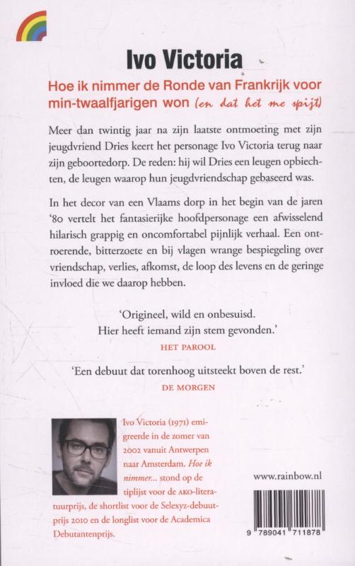Achterkant van Hoe ik nimmer de ronde van Frankrijk voor min-twaalfjarigen won