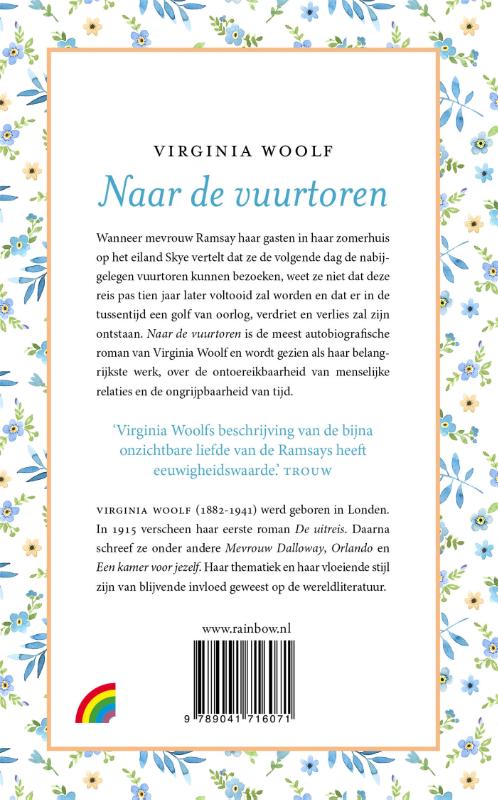 Achterkant van Naar de vuurtoren