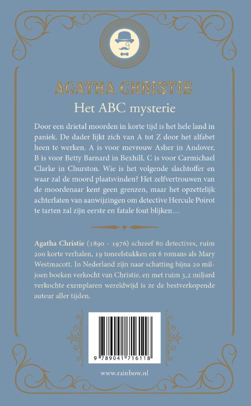 Achterkant van Het ABC mysterie