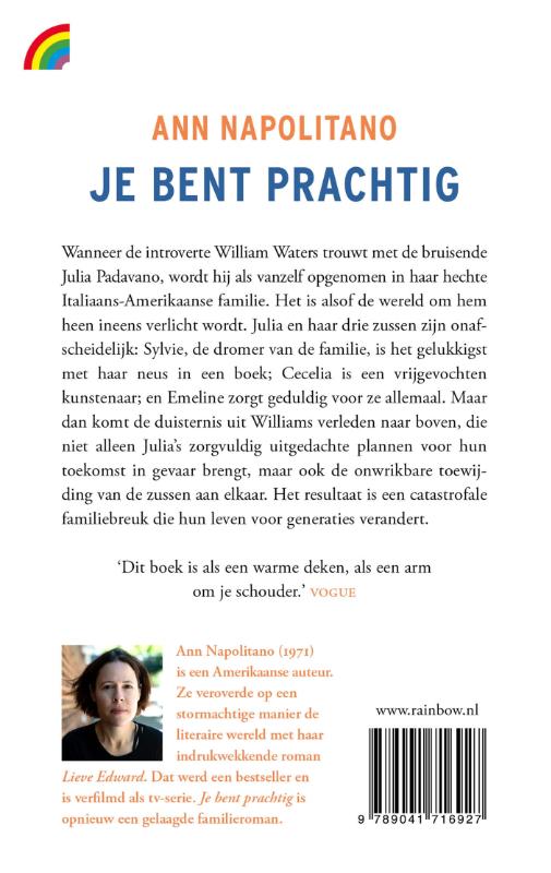 Achterkant van Je bent prachtig