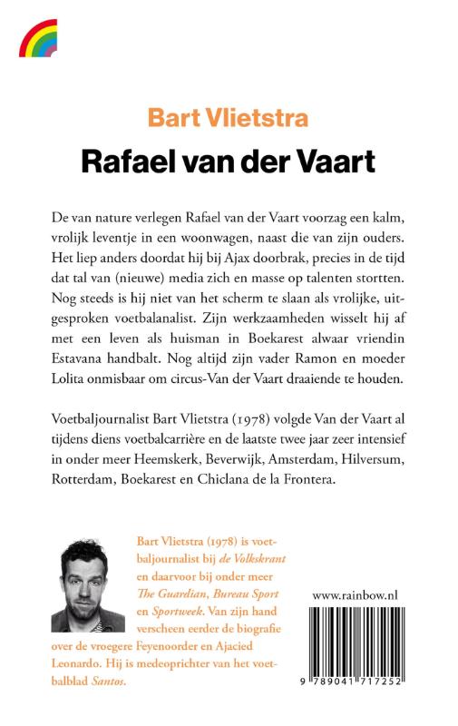 Achterkant van Rafael van der Vaart