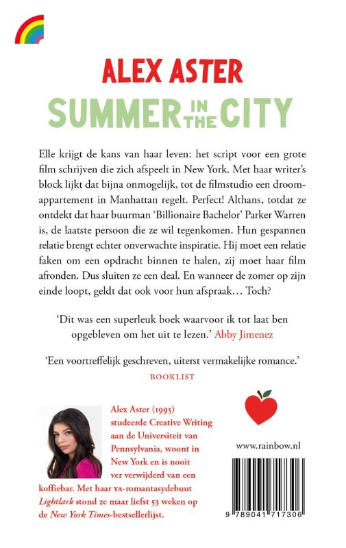 Achterkant van Summer in the city