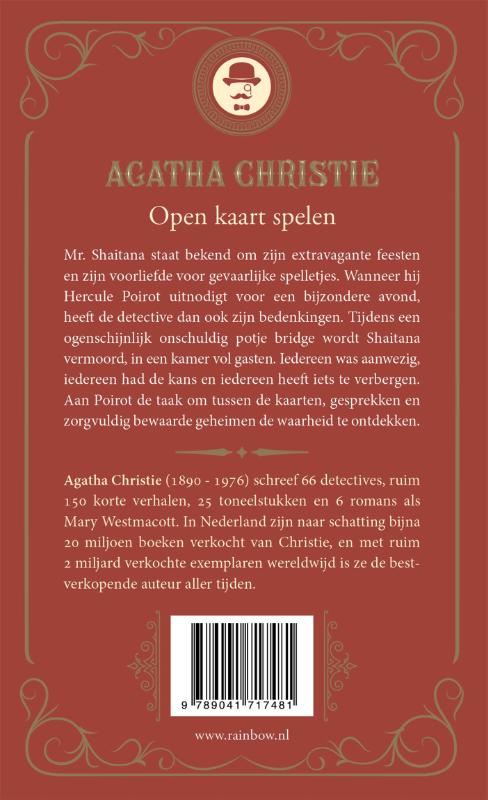 Achterkant van Open kaart spelen
