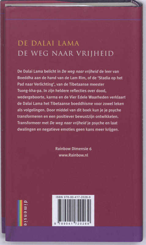 Achterkant van De weg naar vrijheid