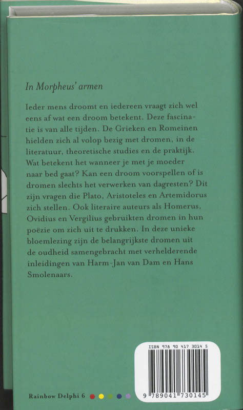 Achterkant van In Morpheus' armen