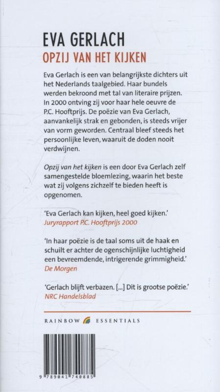 Achterkant van Opzij van het kijken