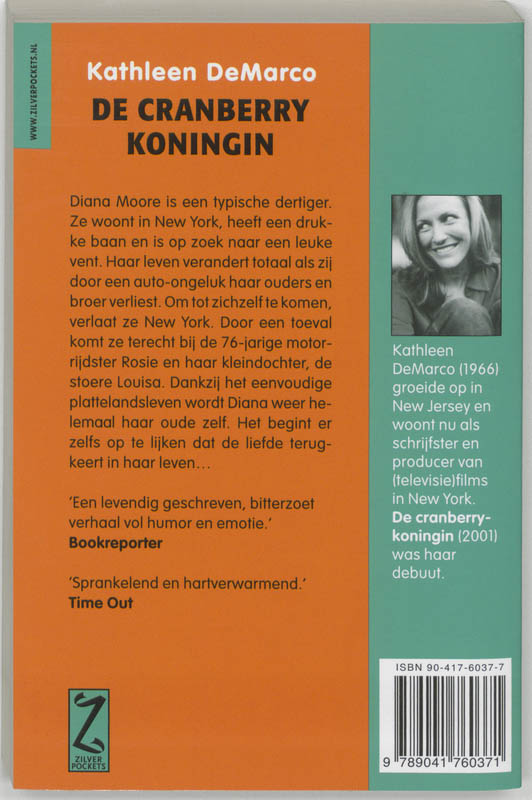 Achterkant van De cranberrykoningin