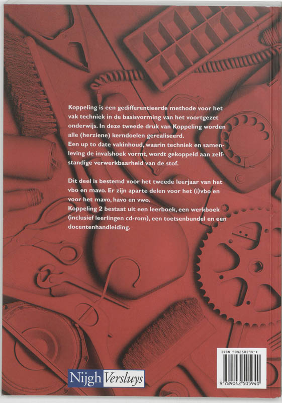 Achterkant van Leerboek