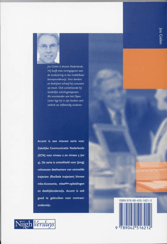 Achterkant van Tekstboek