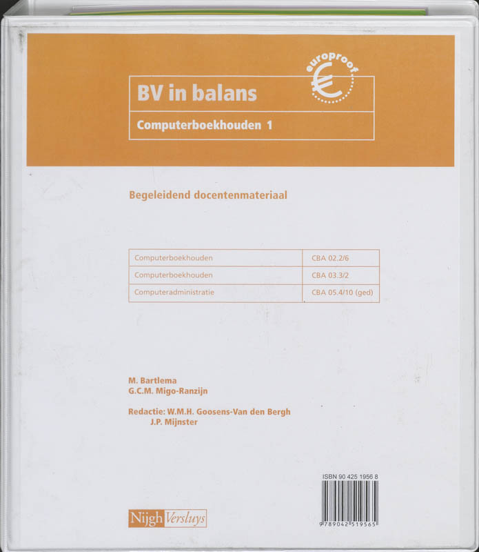 Achterkant van Docentenmateriaal