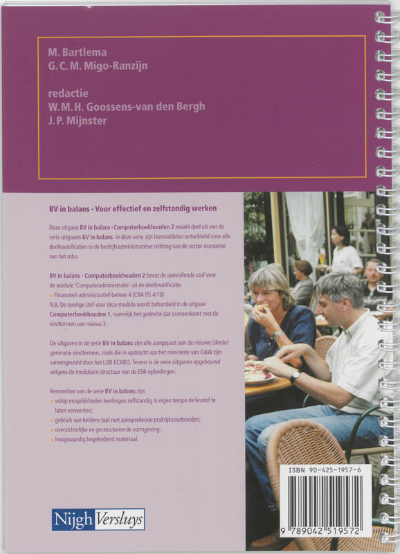 Achterkant van Leerlingenboek