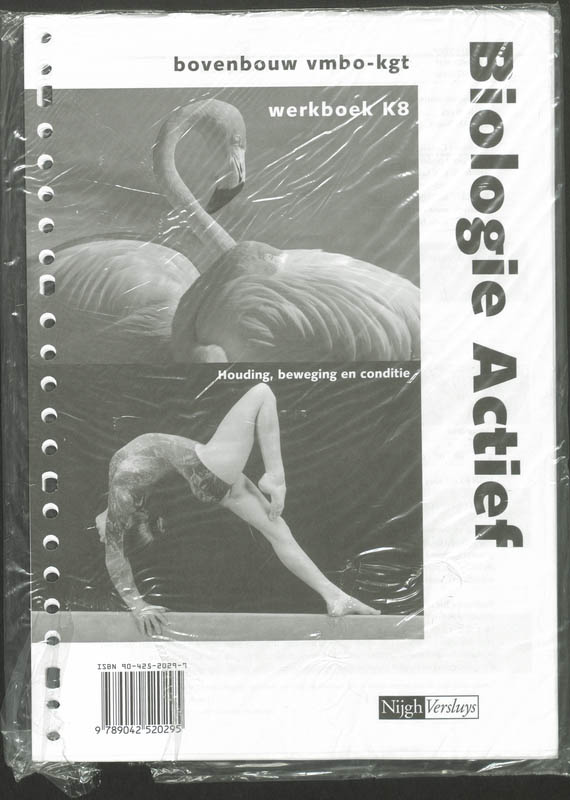 Achterkant van Werkboek K8