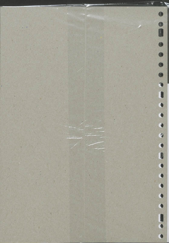 Achterkant van Werkboek