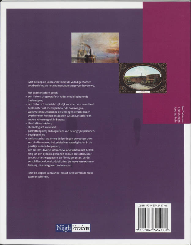 Achterkant van H/v katoen en samenleving