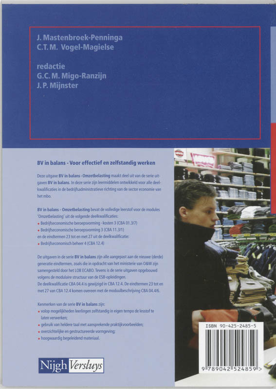 Achterkant van Omzetbelasting