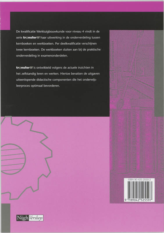 Achterkant van Werkboek