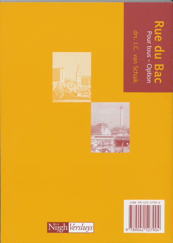 Achterkant van Vocabulaire