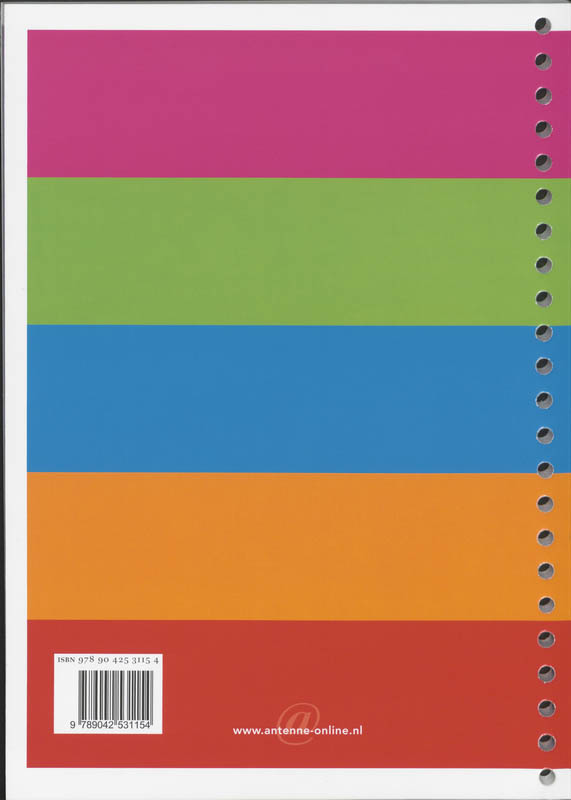 Achterkant van Leerwerkboek