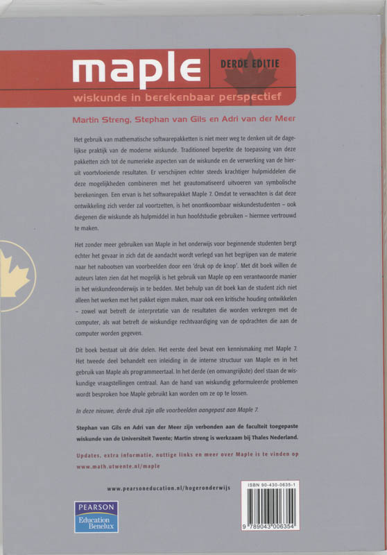 Achterkant van Maple