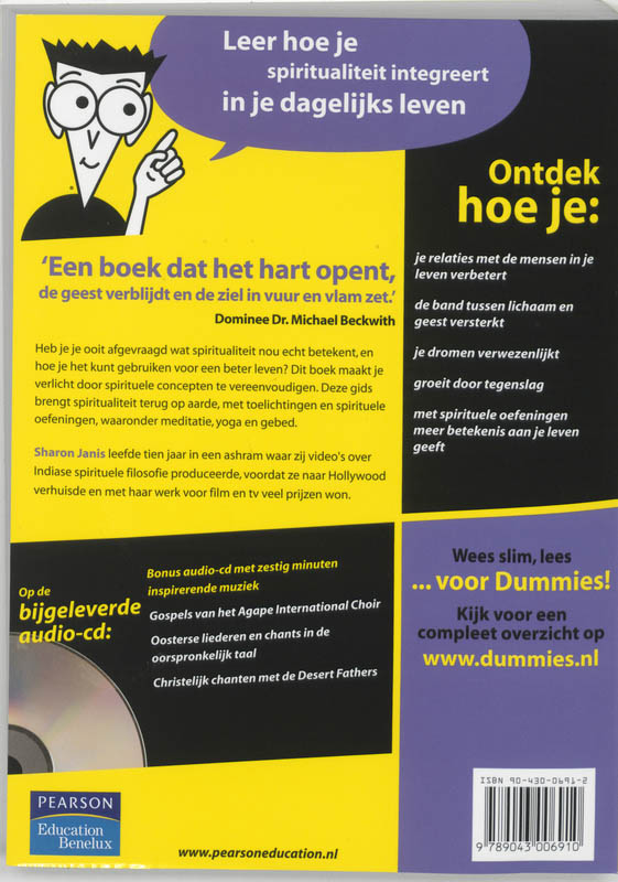Achterkant van Spiritualiteit voor Dummies