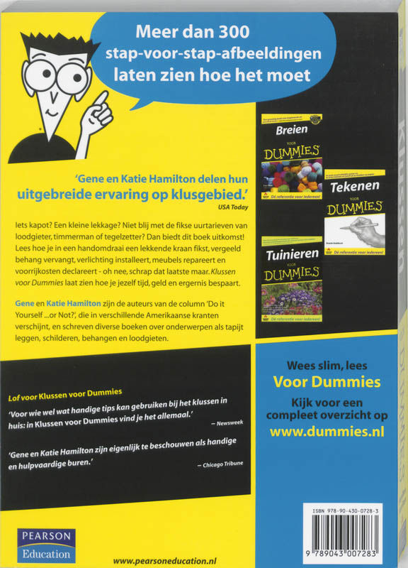 Achterkant van Klussen voor Dummies
