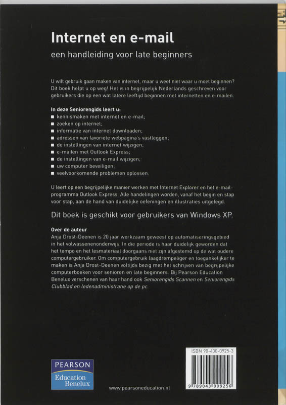 Achterkant van Internet en e-mail
