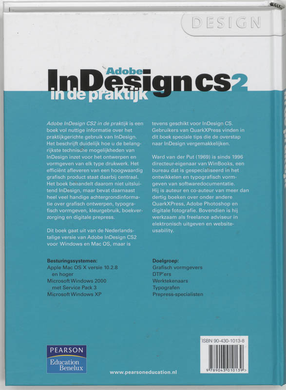 Achterkant van Adobe InDesign CS2 in de praktijk
