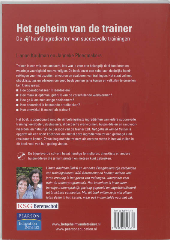 Achterkant van Het geheim van de trainer