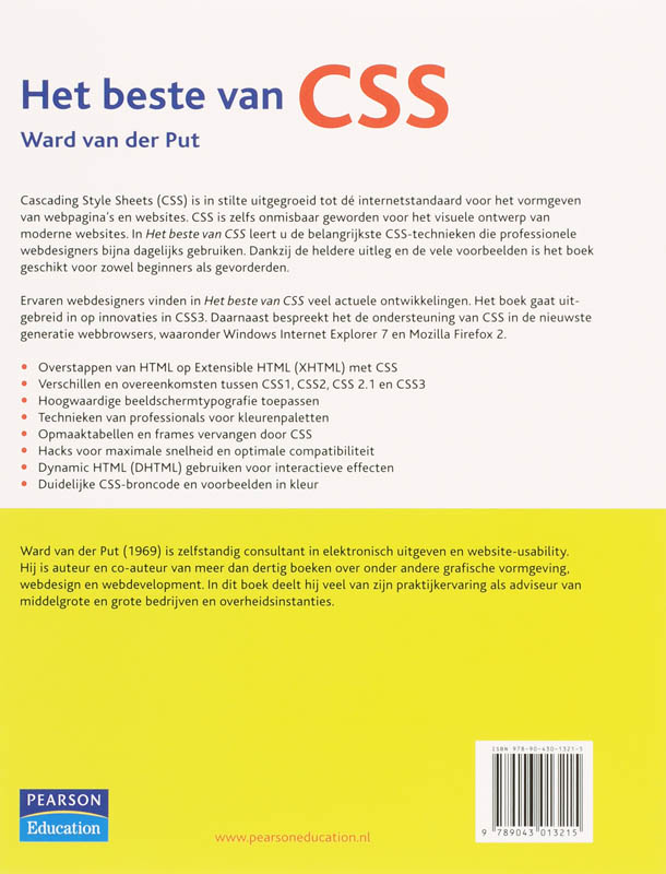 Achterkant van Het beste van CSS