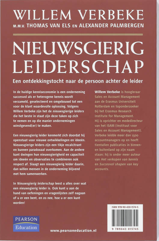 Achterkant van Nieuwsgierig leiderschap
