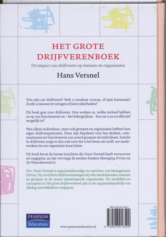 Achterkant van Het grote drijfverenboek