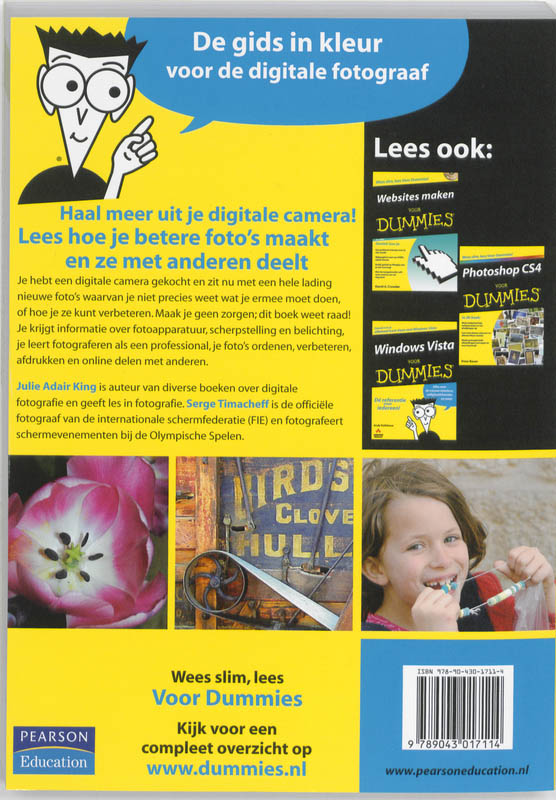 Achterkant van Digitale fotografie voor Dummies