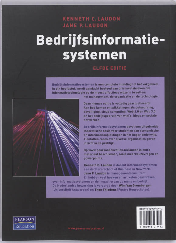 Achterkant van Bedrijfsinformatiesystemen