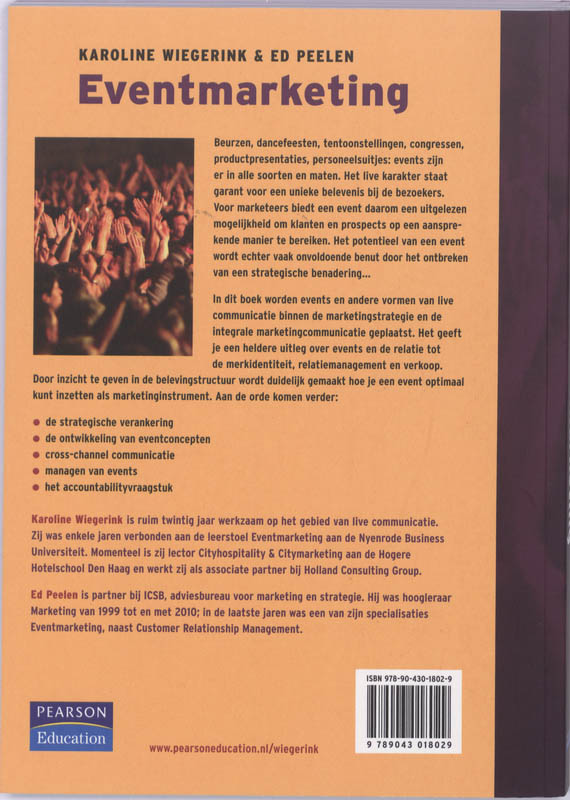 Achterkant van Eventmarketing