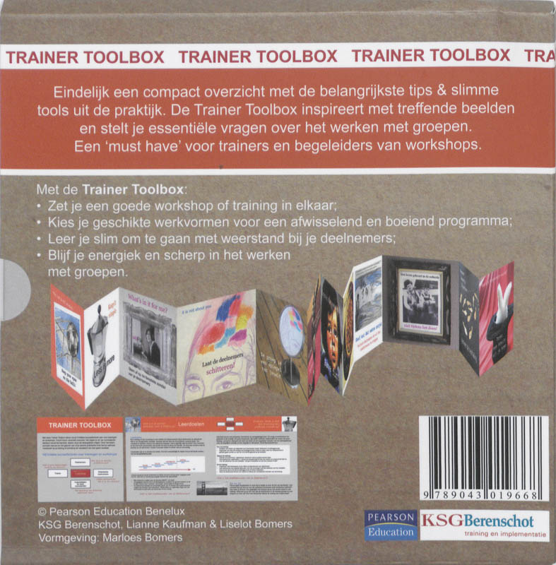 Achterkant van Trainer toolbox