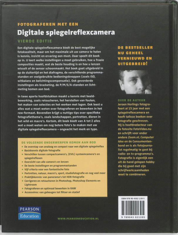 Achterkant van Fotograferen met een digitale spiegelreflexcamera