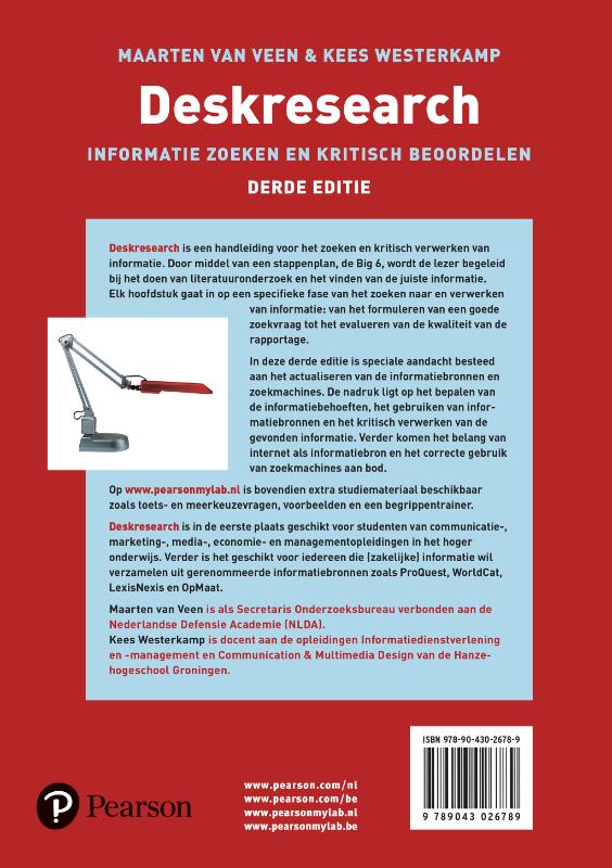 Achterkant van Deskresearch