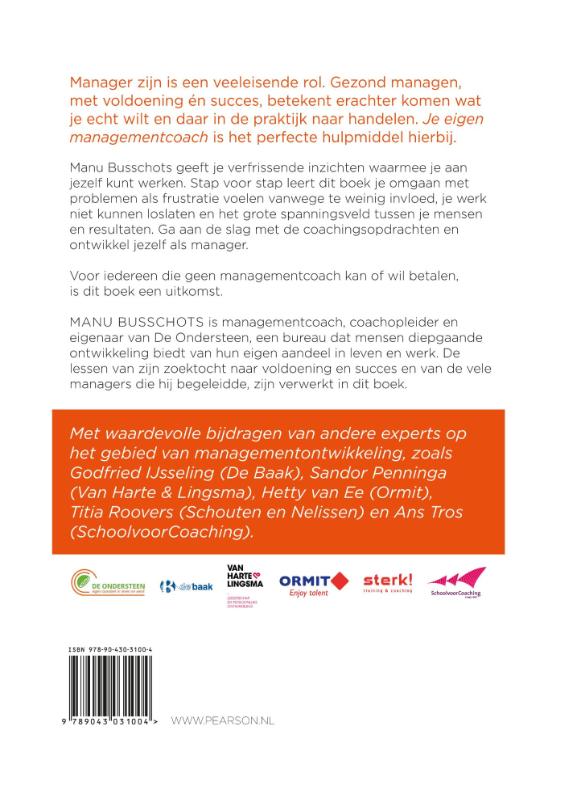 Achterkant van Je eigen managementcoach