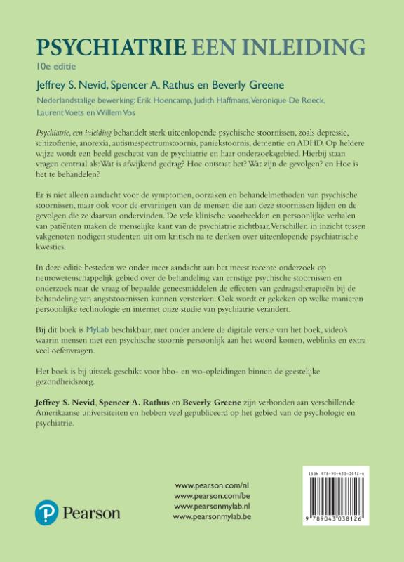 Achterkant van Psychiatrie, een inleiding