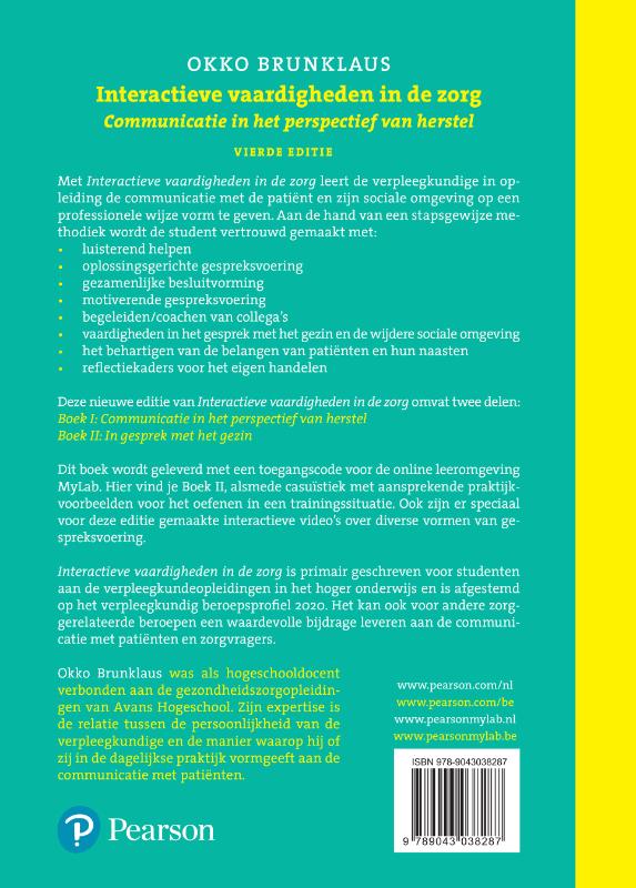 Achterkant van 1 Communicatie in het perspectief van herstel