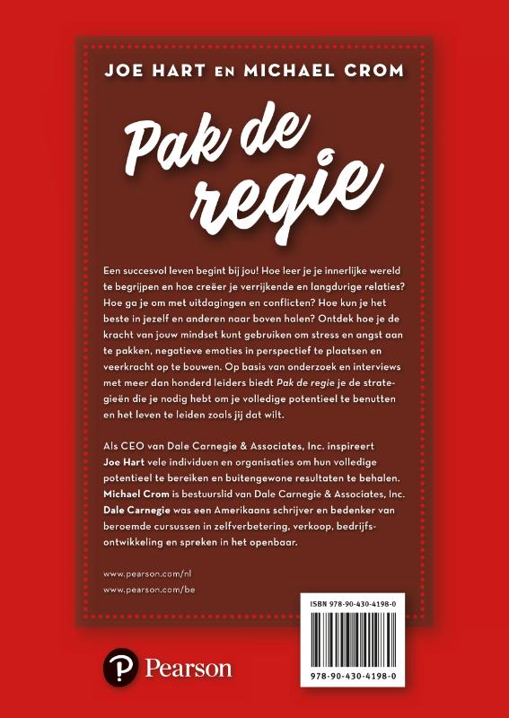 Achterkant van Pak de regie