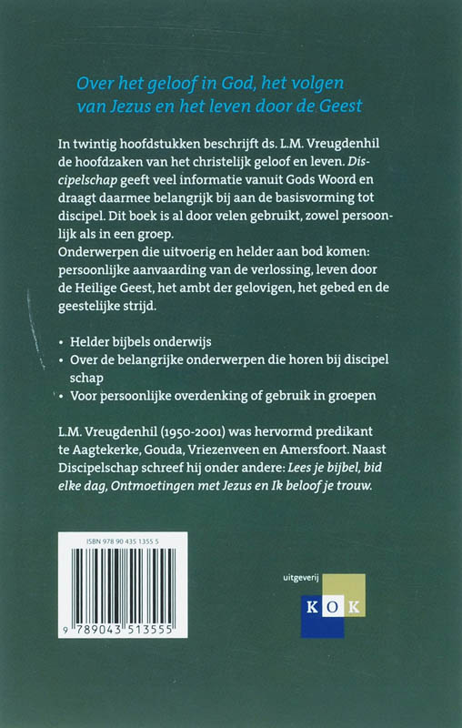 Achterkant van Discipelschap