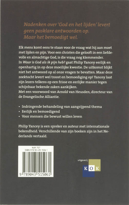 Achterkant van Waar is God als ik pijn heb?
