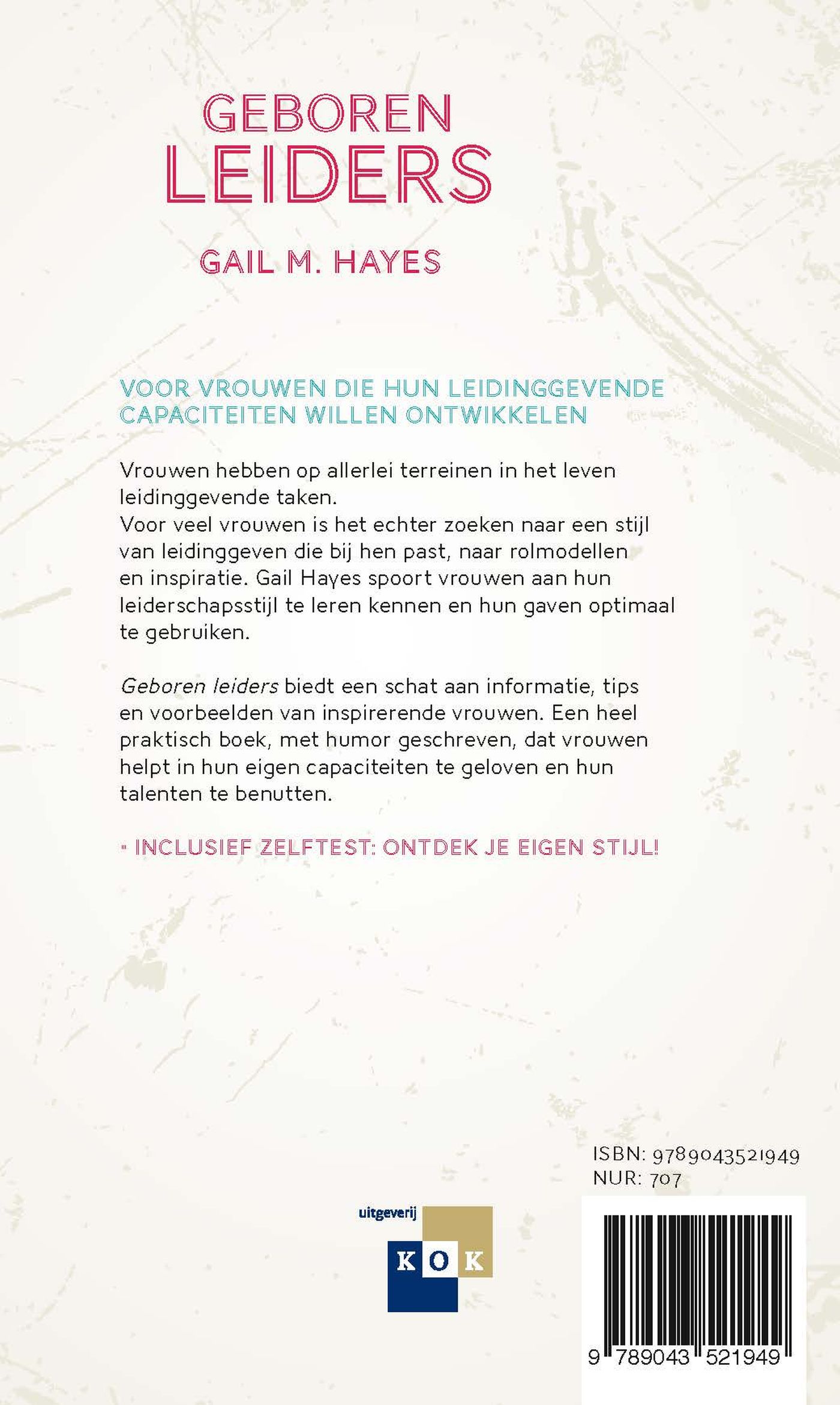 Achterkant van Geboren leiders