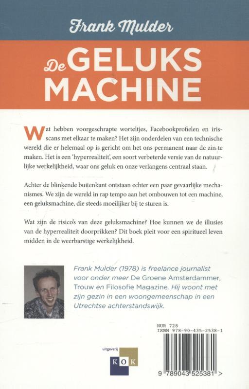 Achterkant van De geluksmachine
