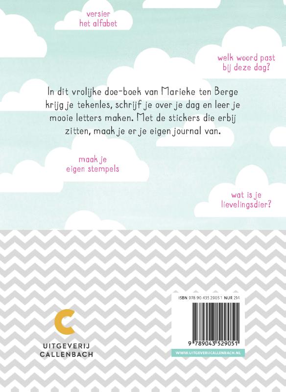 Achterkant van Mijn leukste teken- en schrijfboek